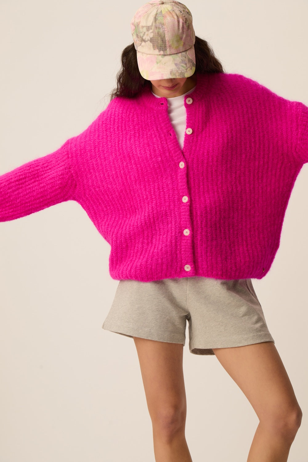 Gilet Alma Fuchsia