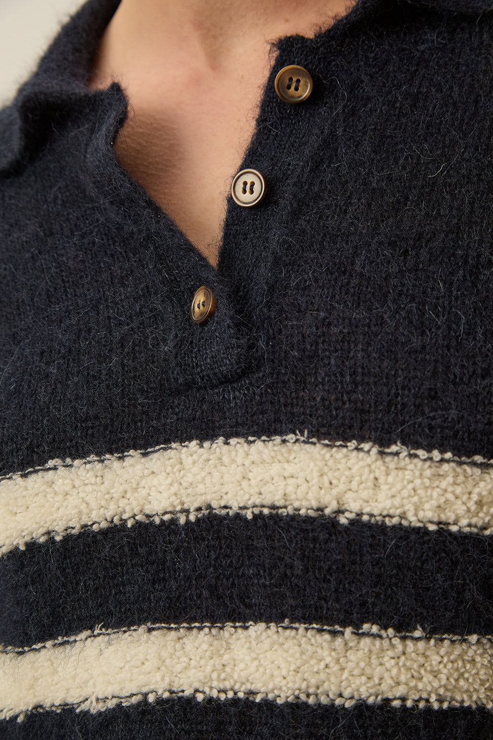 Pull Claudio Marine/Creme