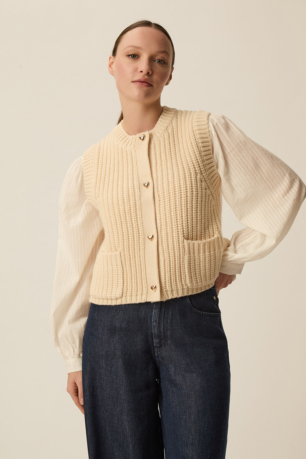 Cardigan Dodomy Creme