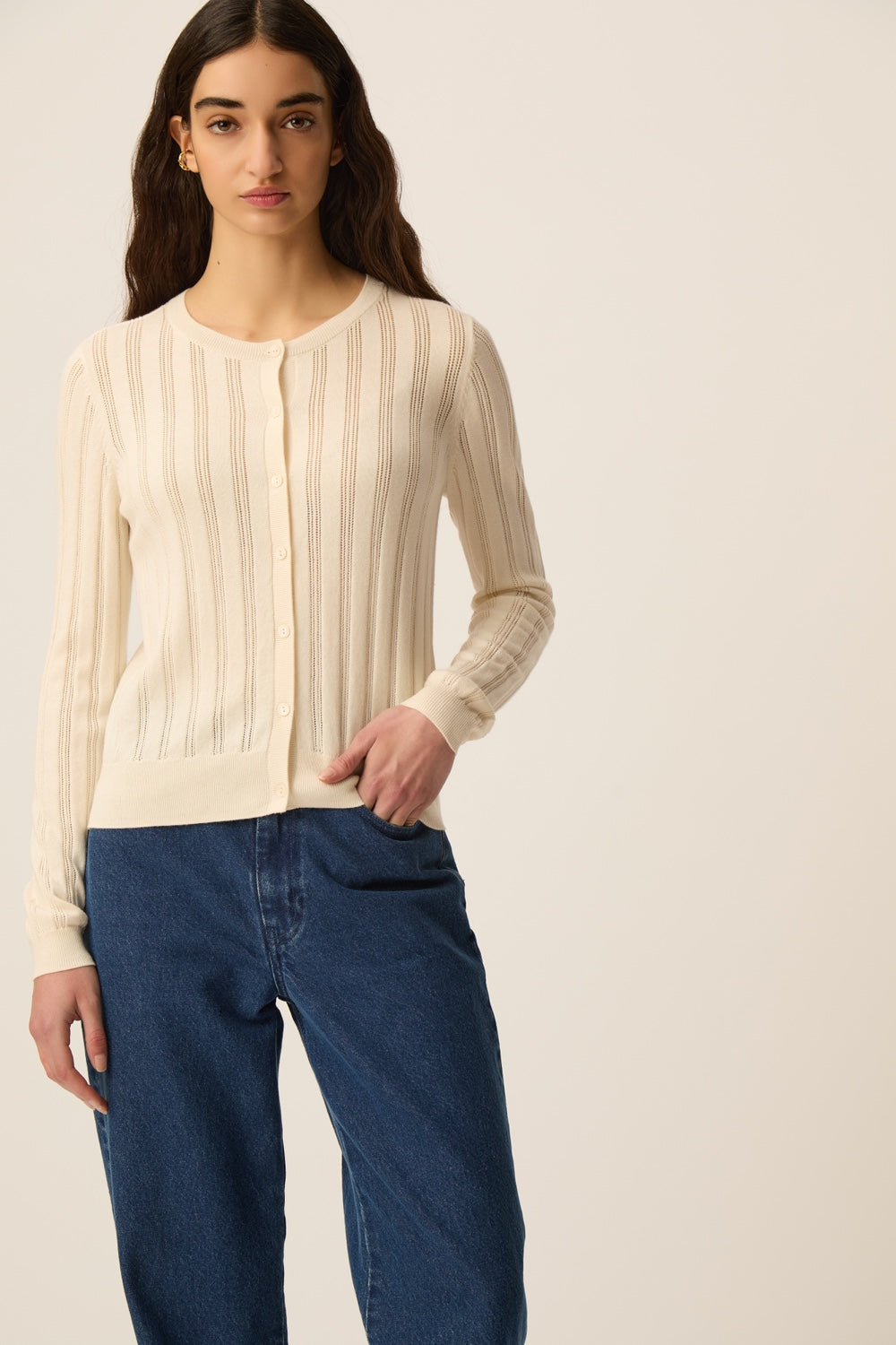 Cardigan Bibi Creme