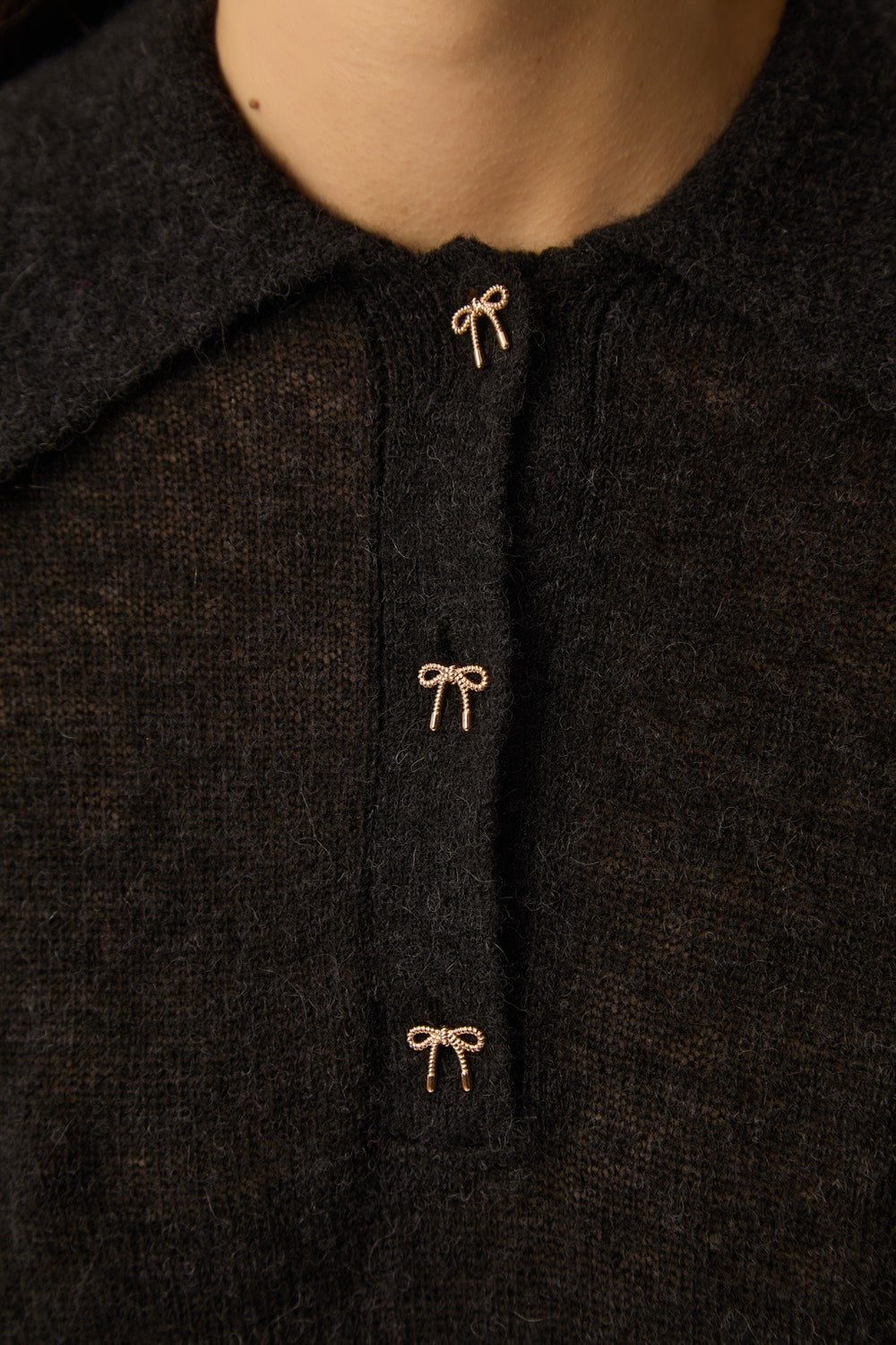 Pull manches courtes Cowboy Noir