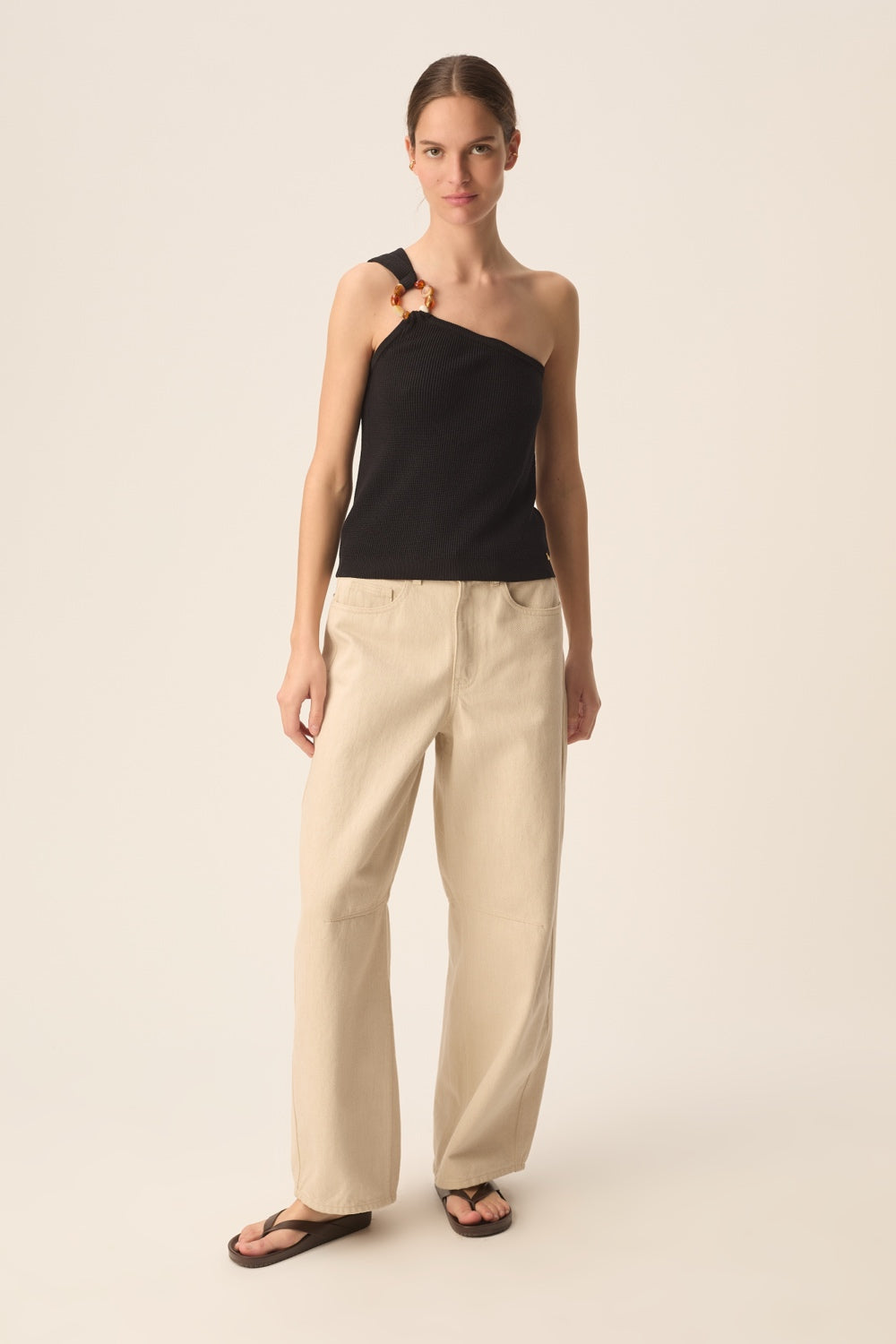 Top en maille Atys Noir