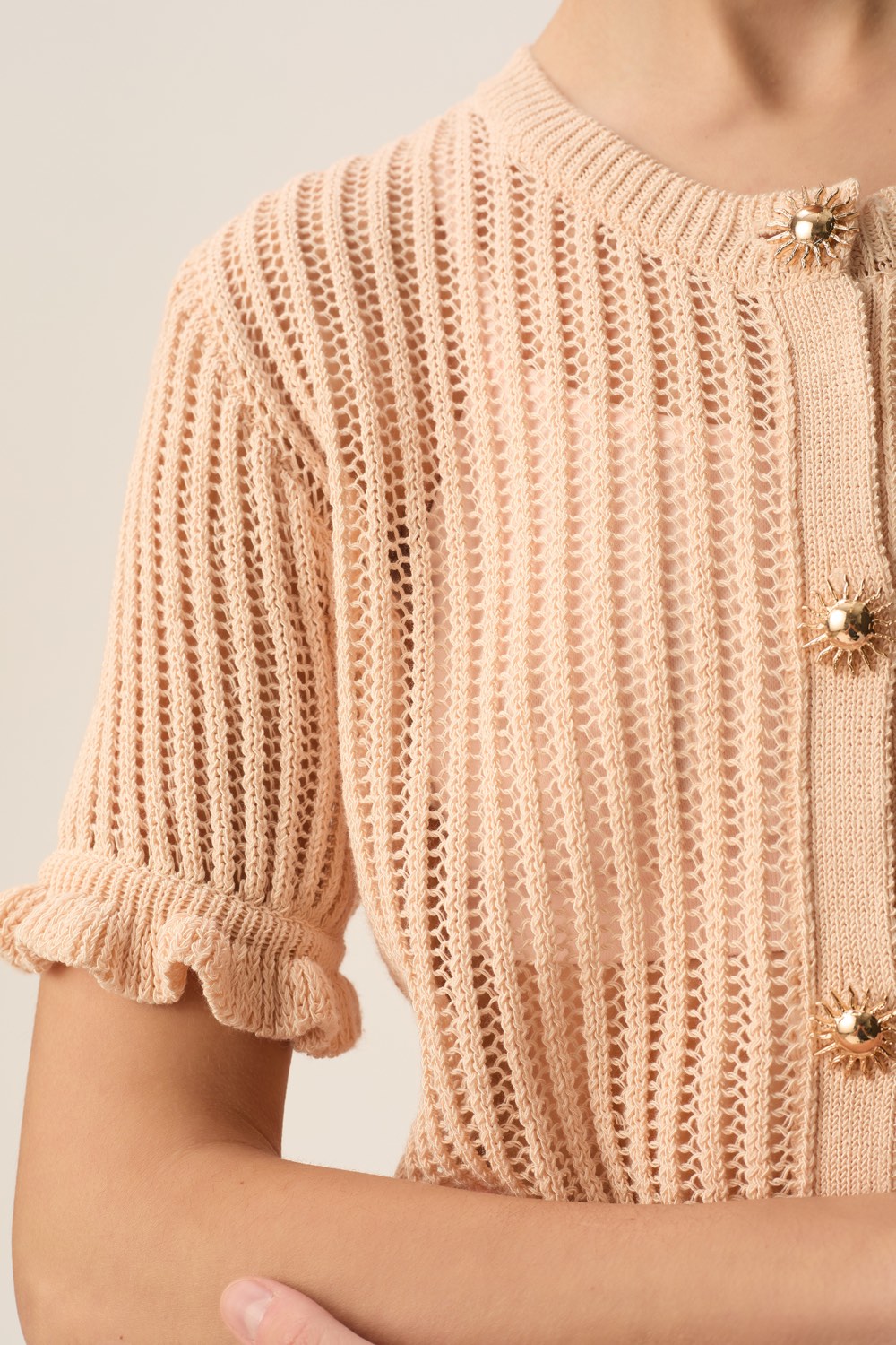 Cardigan Azari Peach