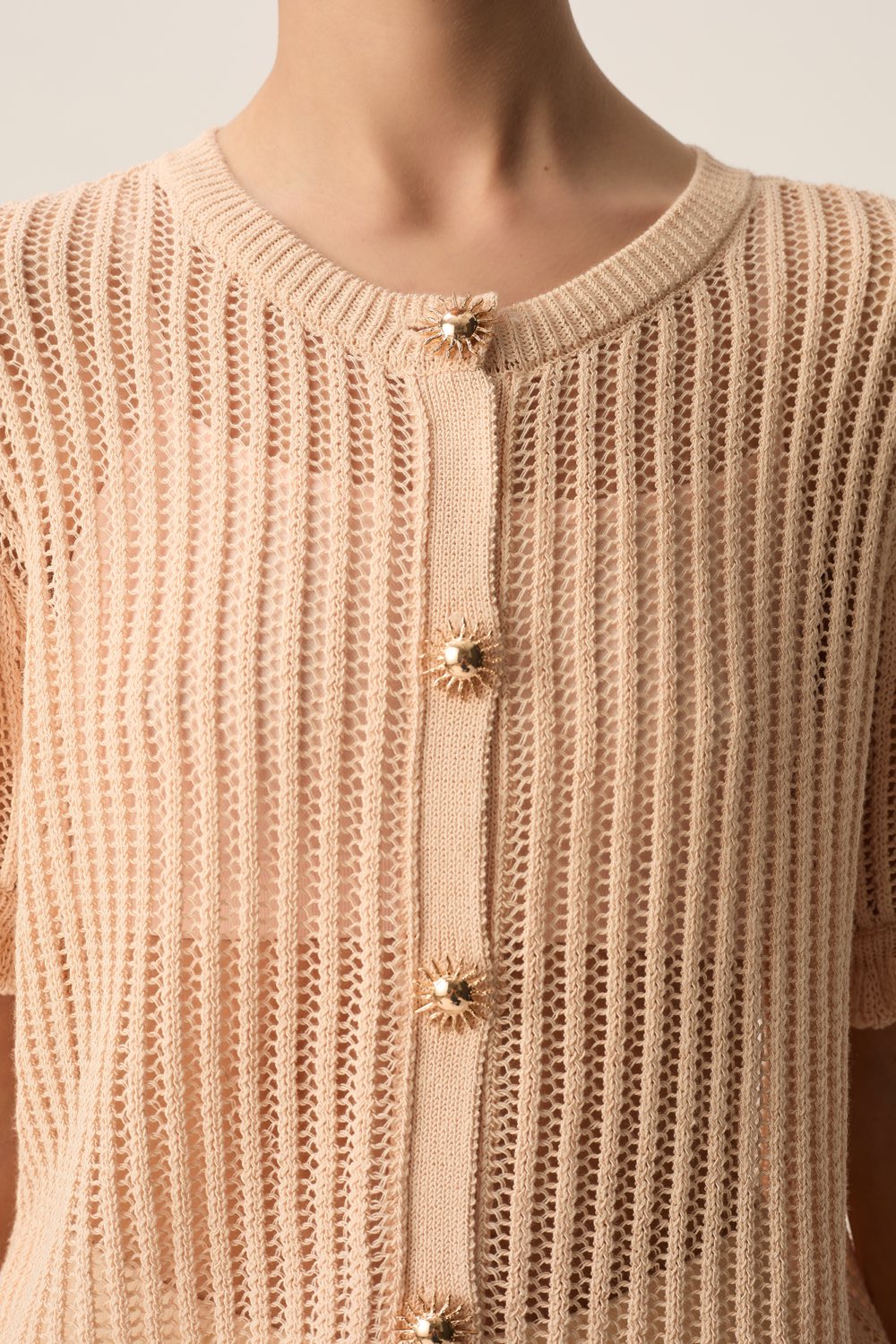 Cardigan Azari Peach
