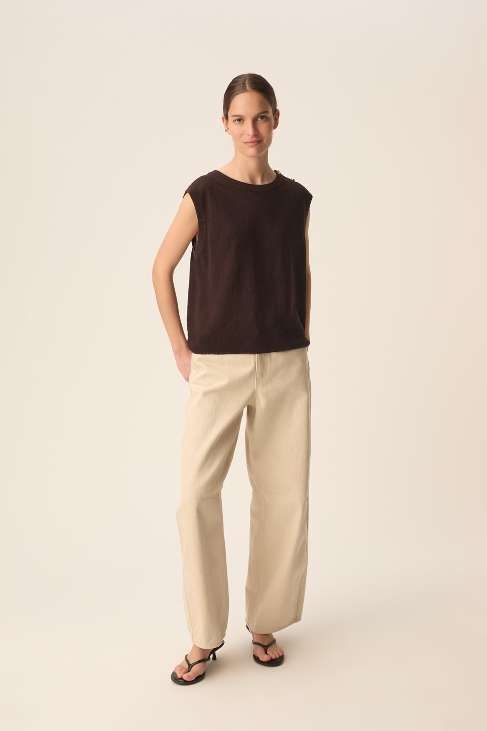 Pull sans manches Brazou Terre