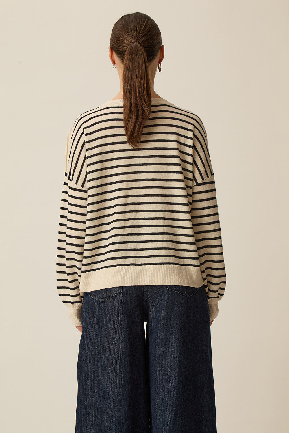 Jumper Brady Creme/Marine