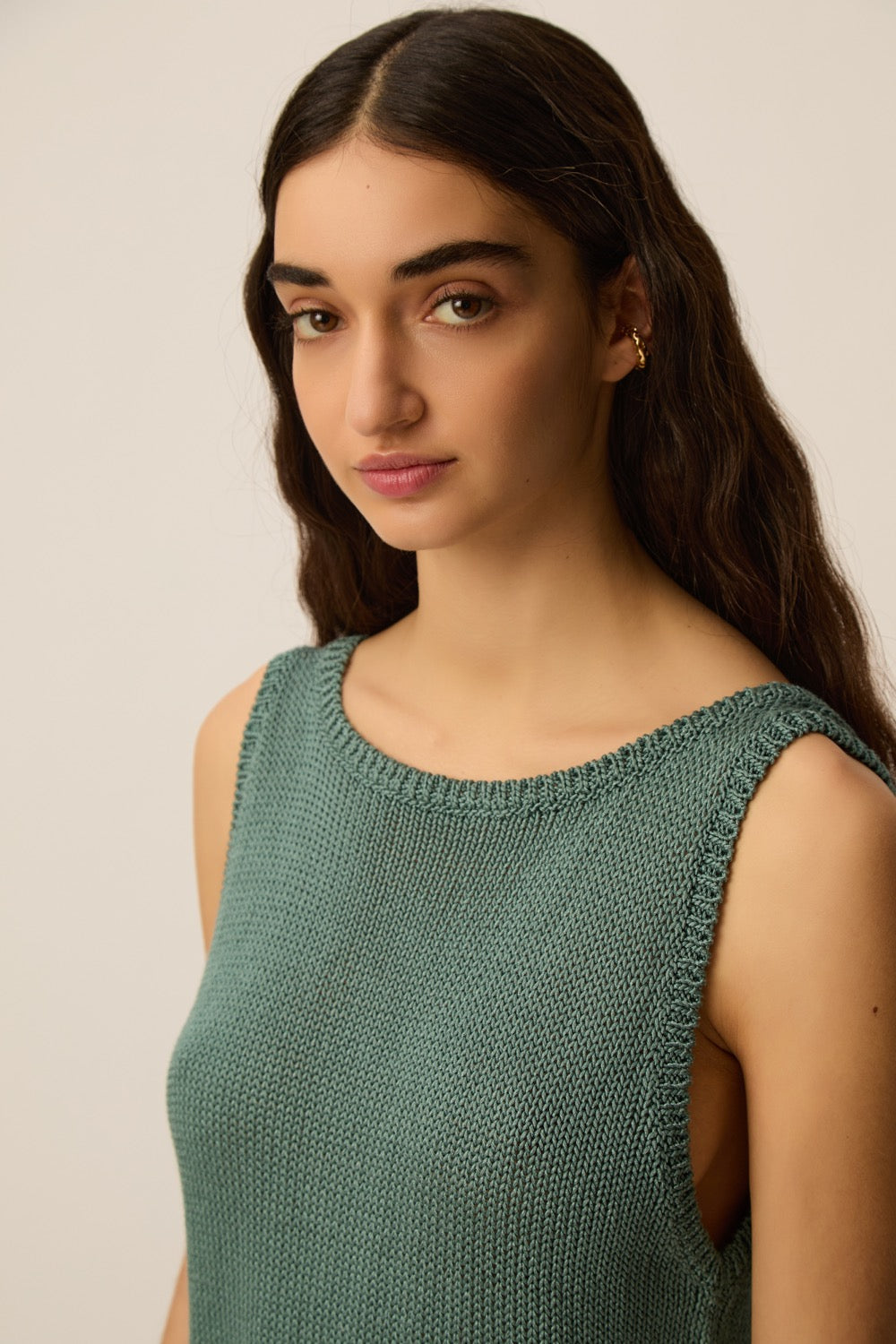 Top en maille Carlota Lagon