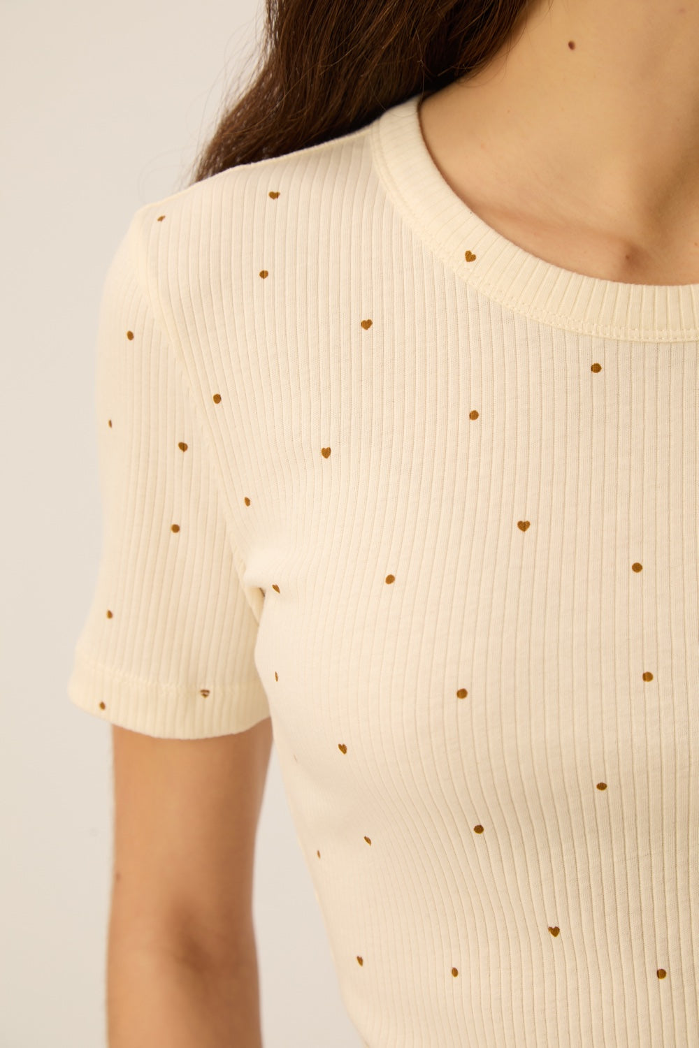 T-shirt Hava Ecru/Mousse
