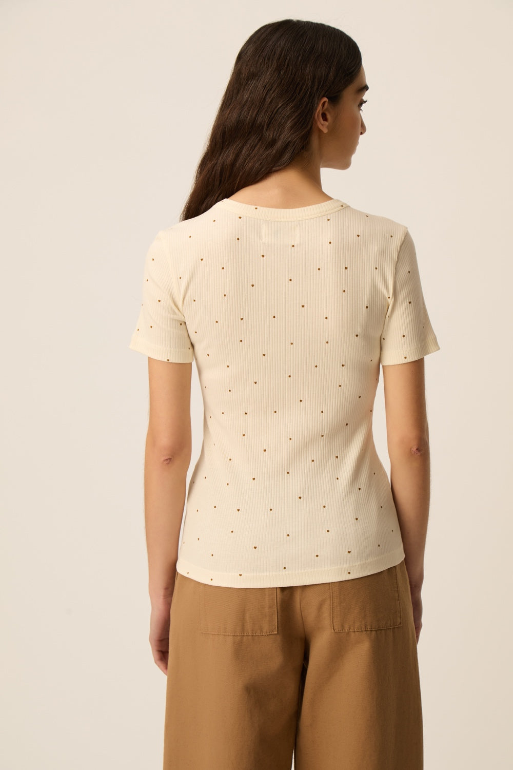 T-shirt Hava Ecru/Mousse