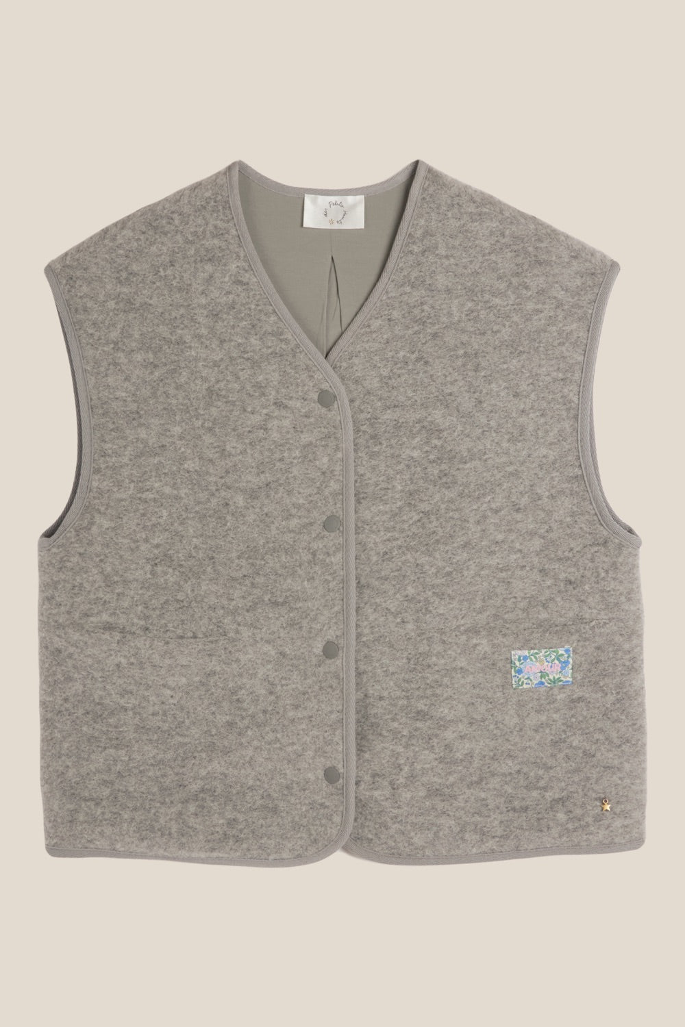Veste maille Gaelle Gris Chine