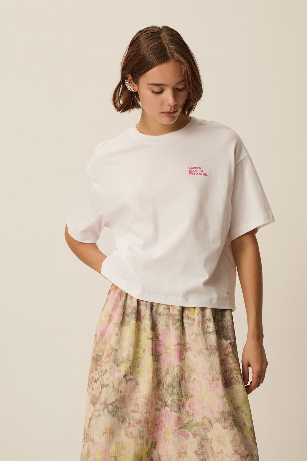 T-shirt Jenael Ecru
