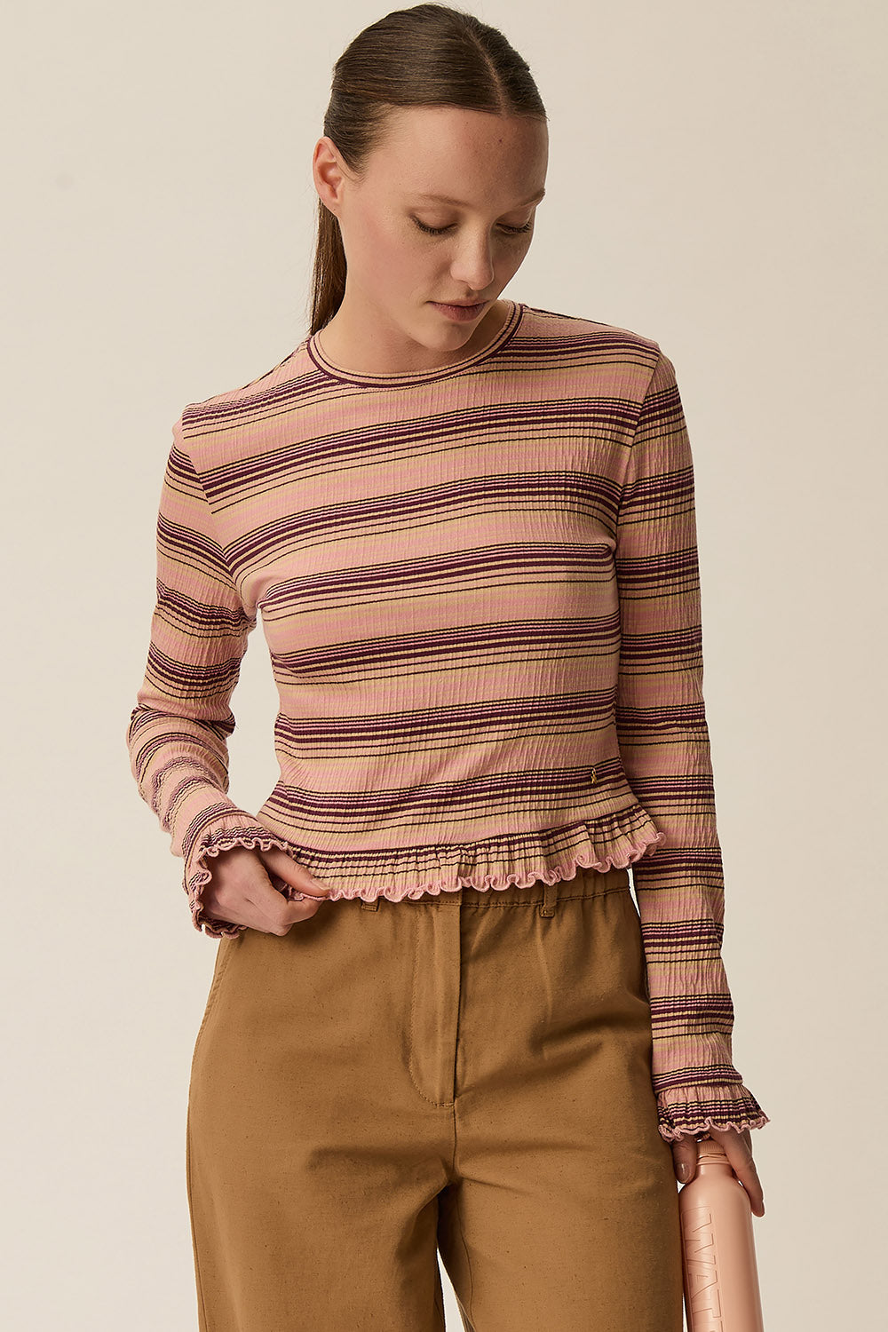 T-shirt Harmony Rose/Beige