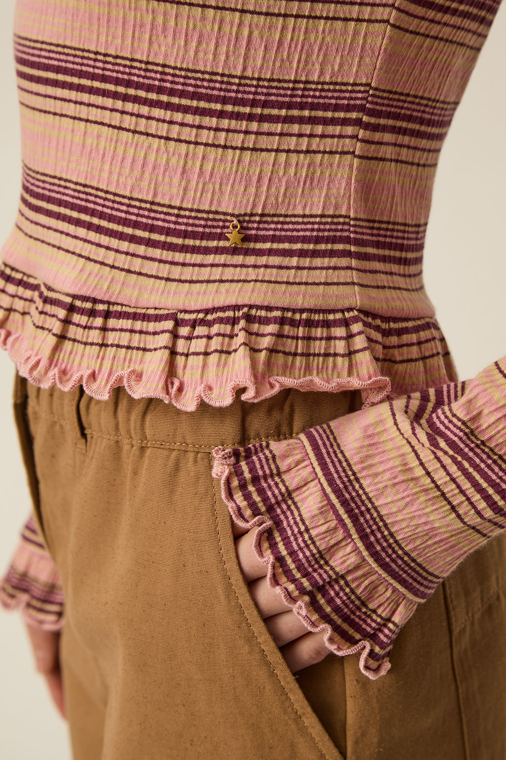 T-shirt Harmony Rose/Beige