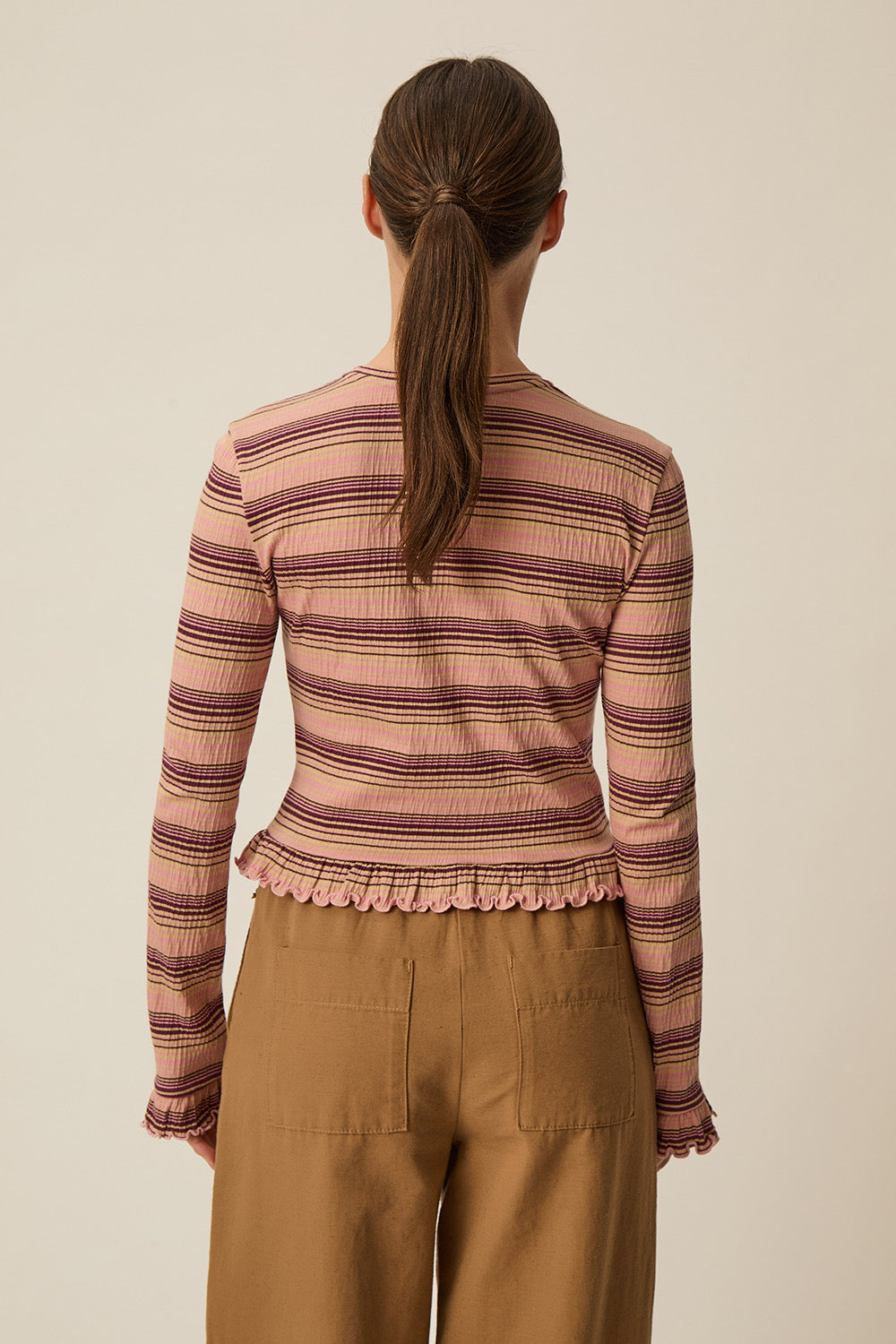 T-shirt Harmony Rose/Beige