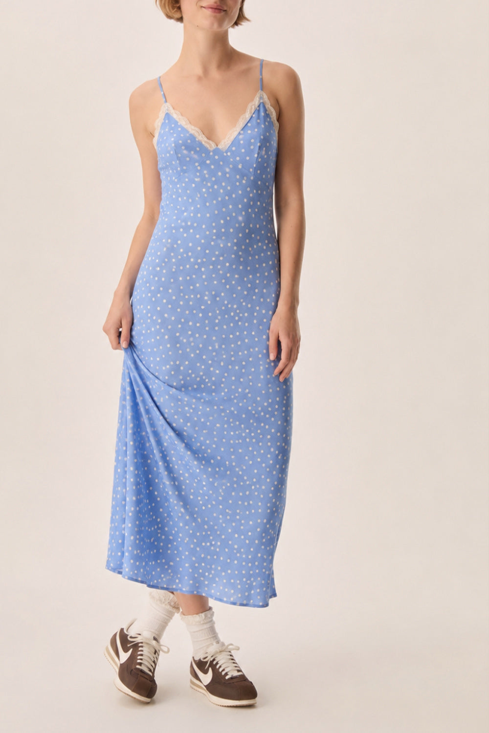 Robe Tournesol Dots Ciel