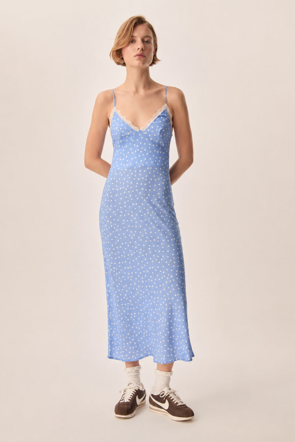 Robe Tournesol Dots Ciel