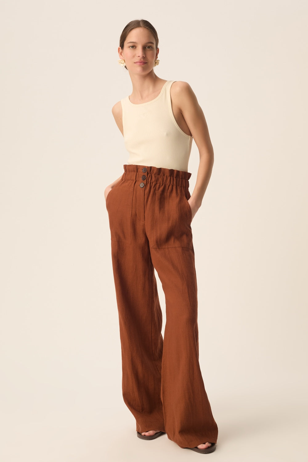 Pantalon Estelle Choco