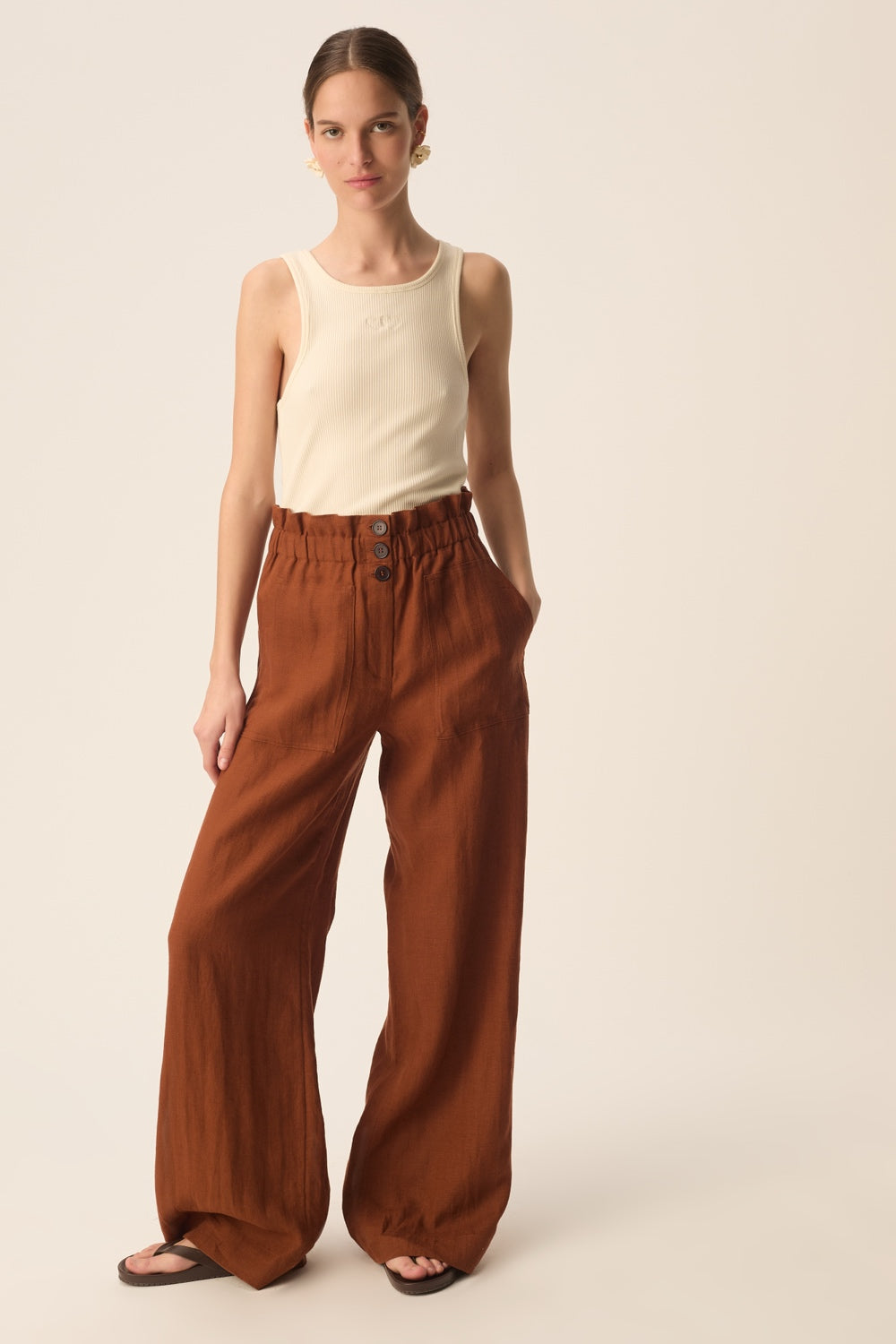 Pantalon Estelle Choco