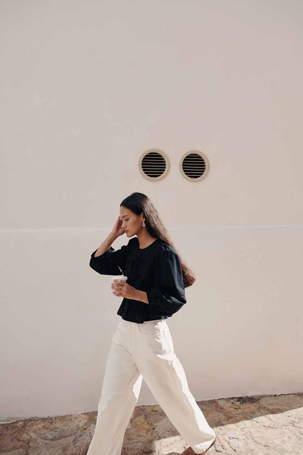 Jeans Laeti Creme