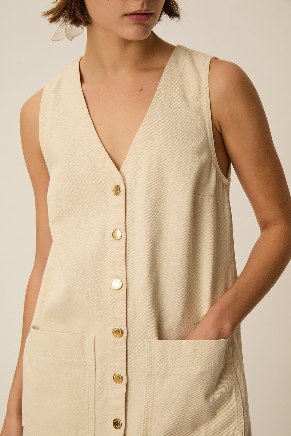 Dress Lenisya Ecru