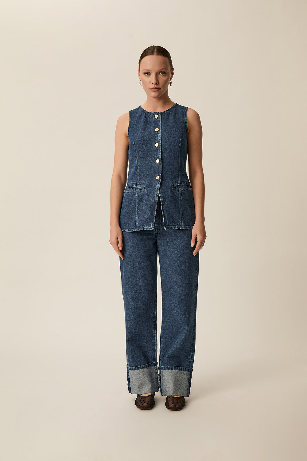 Top Lucille Dark Indigo