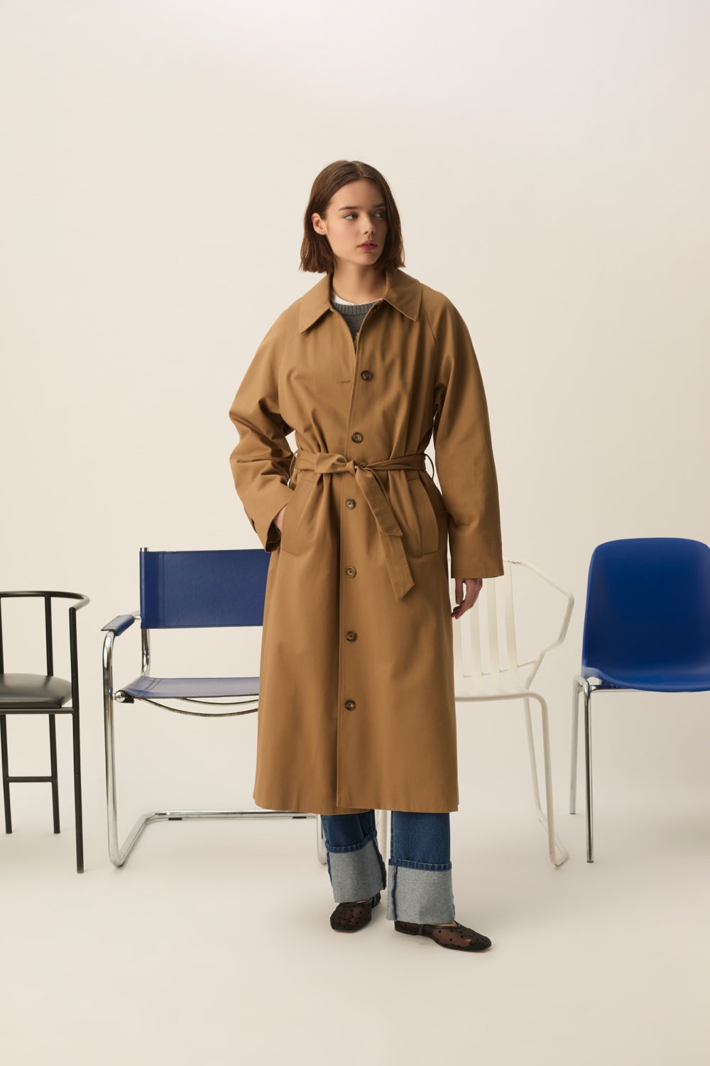 Trench coat Yvette Ecorce