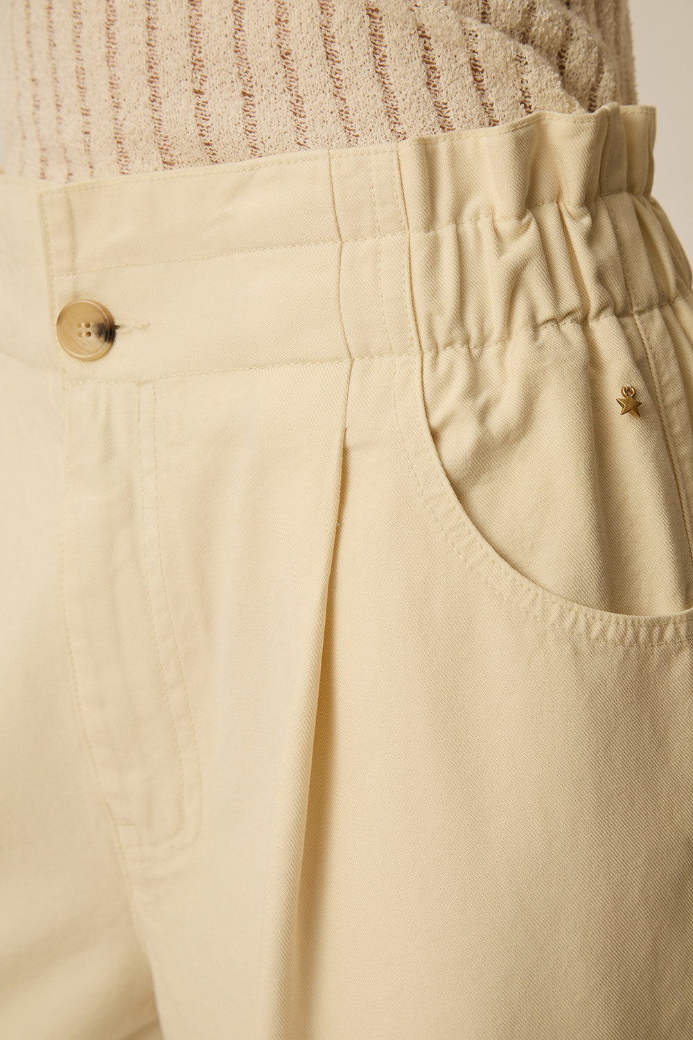 Pantalon Loulou Creme
