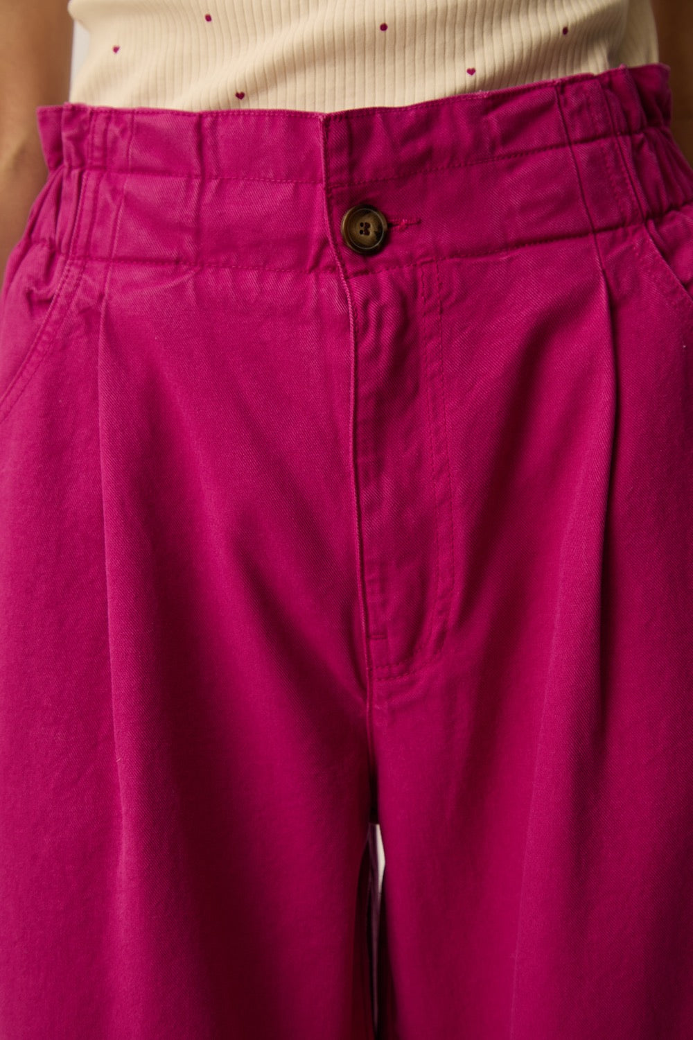 Trousers Loulou Pivoine