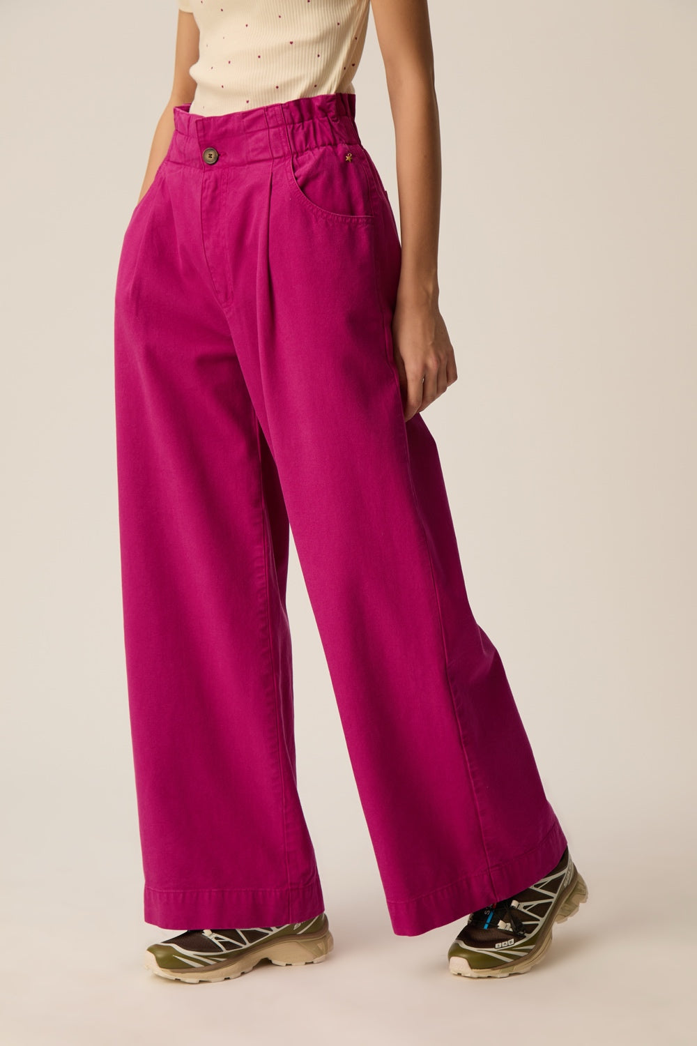 Trousers Loulou Pivoine