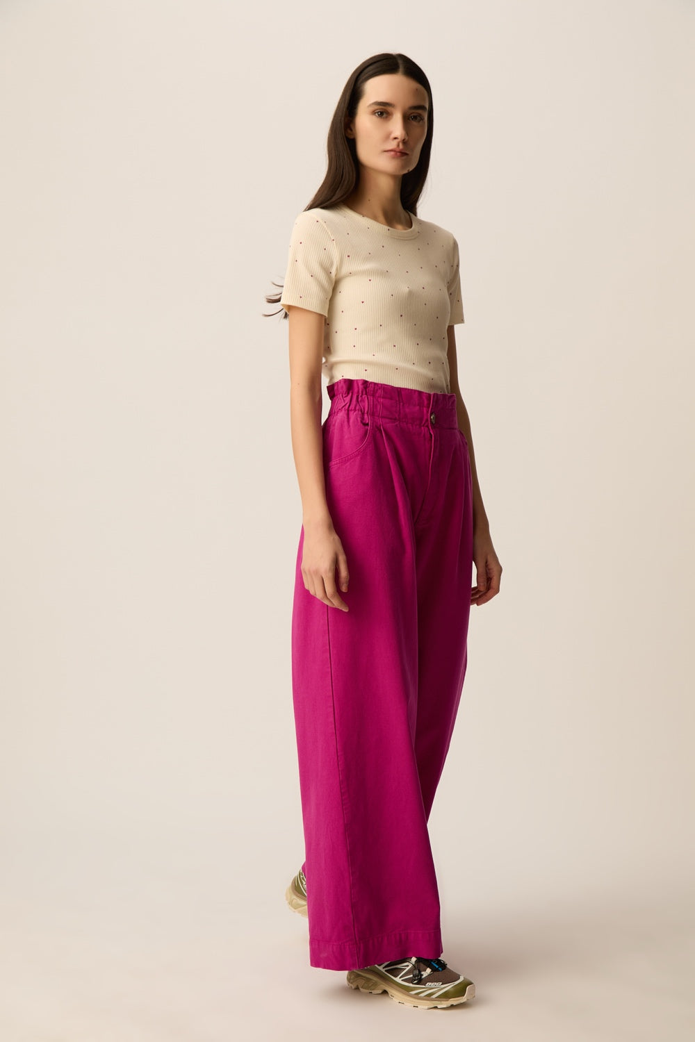 Trousers Loulou Pivoine