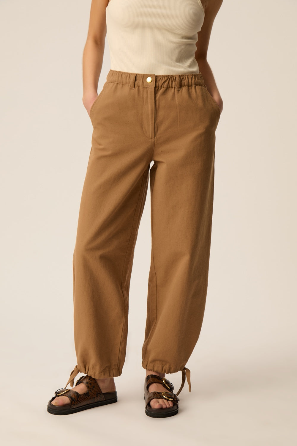 Trousers Ykaris Ecorce