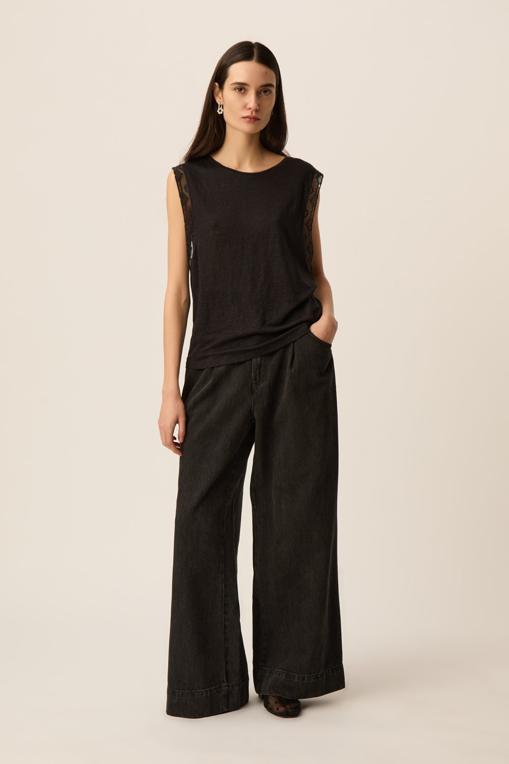 Jeans Loulou Dark Grey