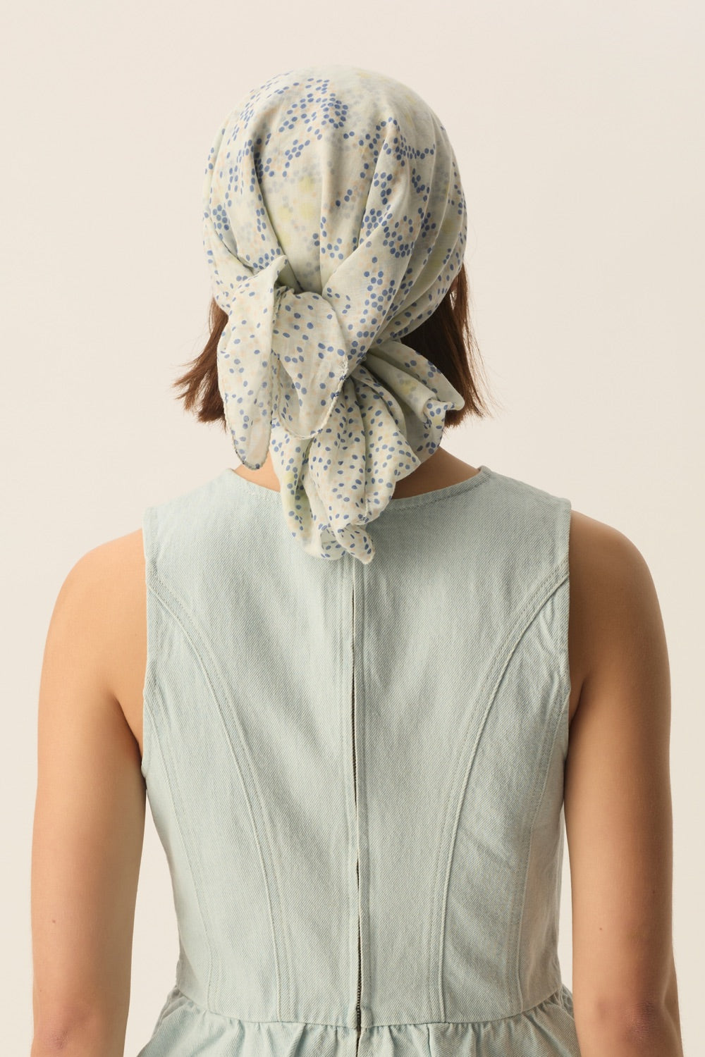 Scarf Nabinette Palme Ciel