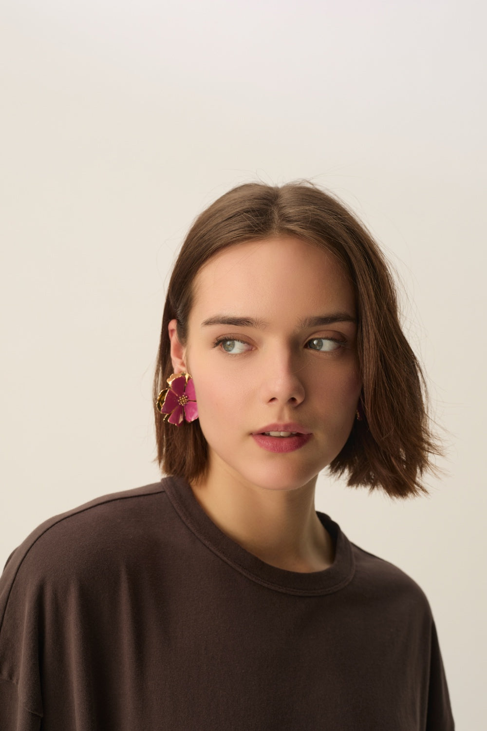 Pia Fuchsia Earrings