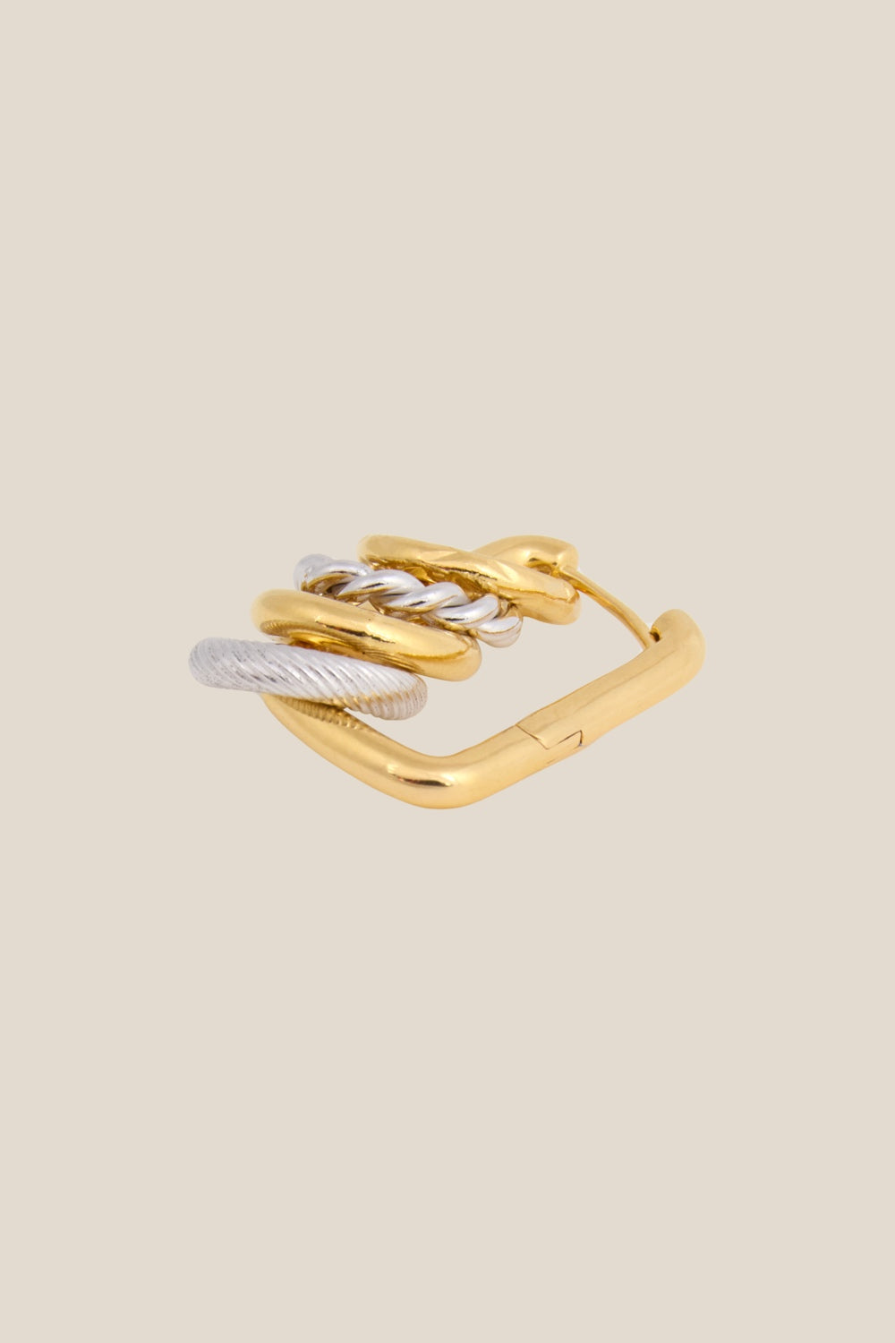 Boucles D'Oreilles Paz Dore/Argent