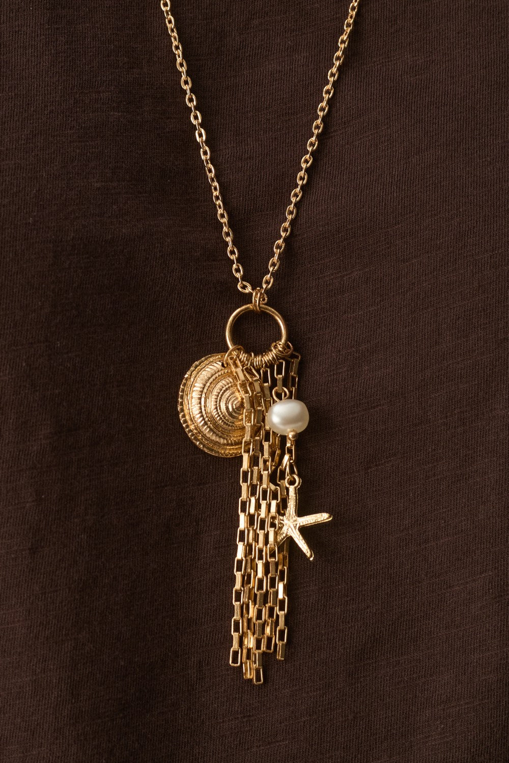 Collier Polochini Rose Dore