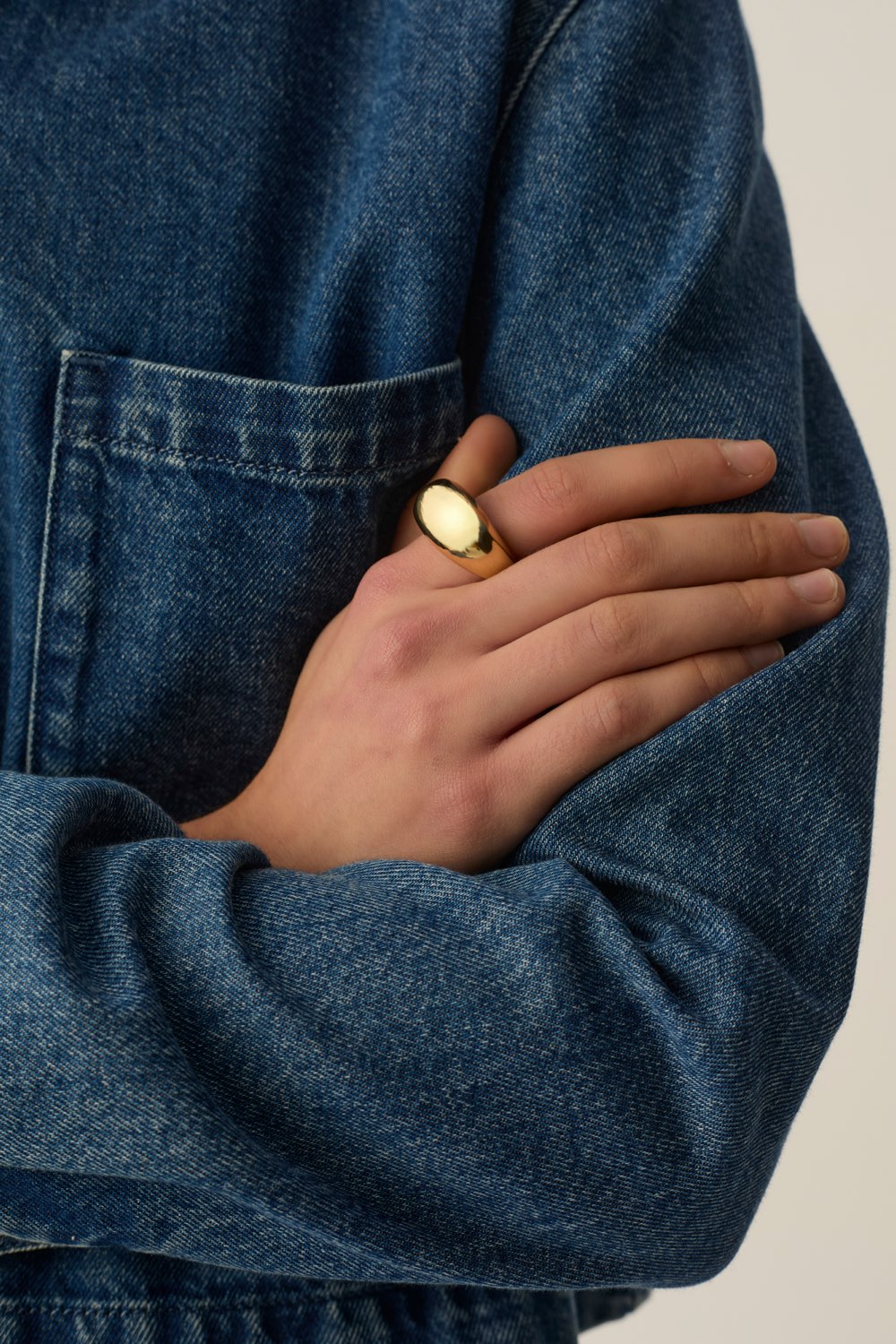 Bague Pivoine Dore