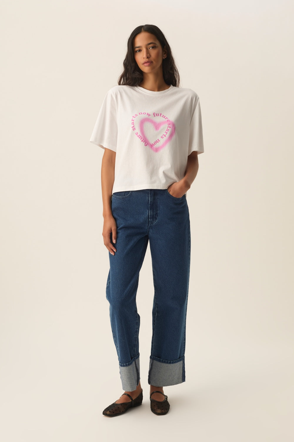 T-shirt Cape Code Ecru