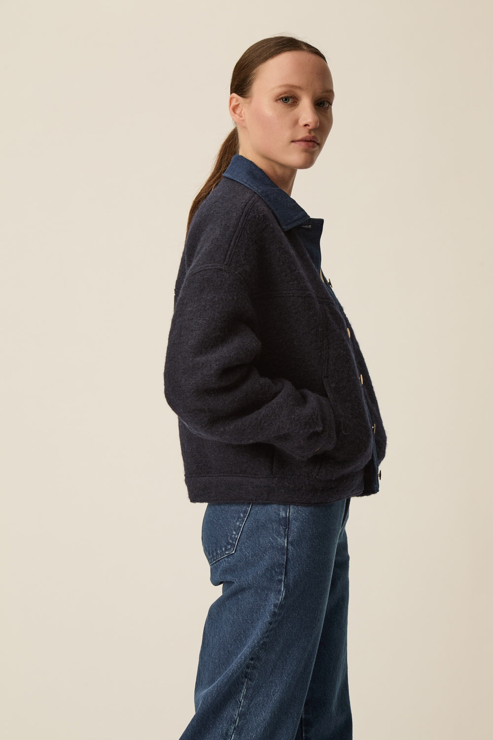 Veste Lova Laine Marine