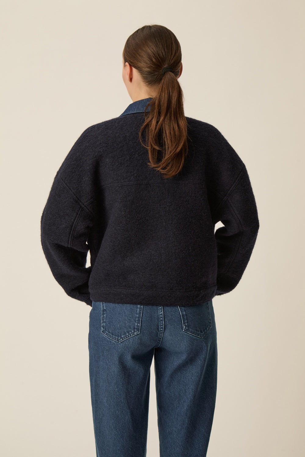 Veste Lova Laine Marine