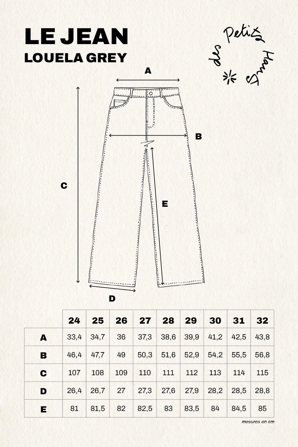 Jeans Louela1 Grey