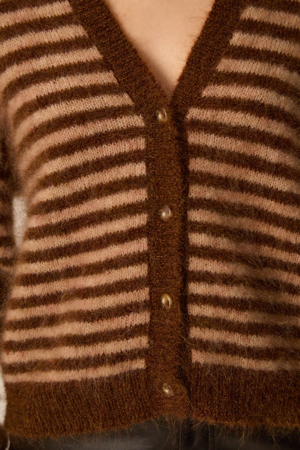 Gilet Alvaro Cognac Chiné Blush Chiné