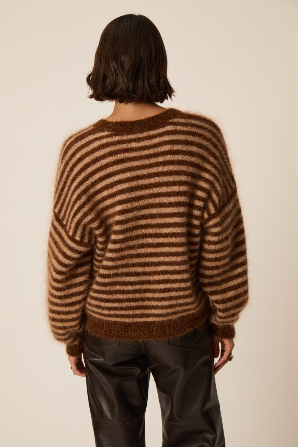 Gilet Alvaro Cognac Chiné Blush Chiné