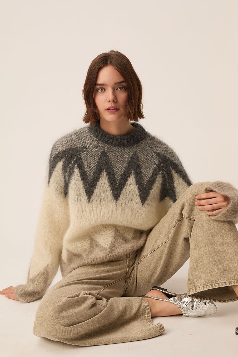 Jumper Althea Jacquard Galet