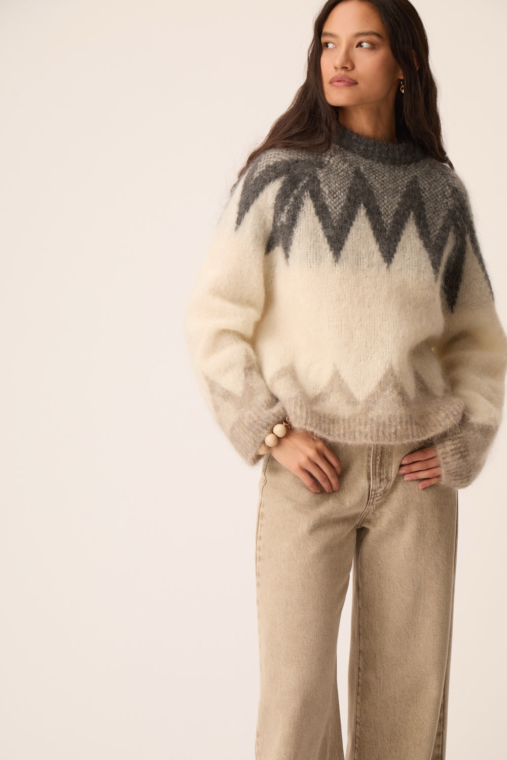 Jumper Althea Jacquard Galet