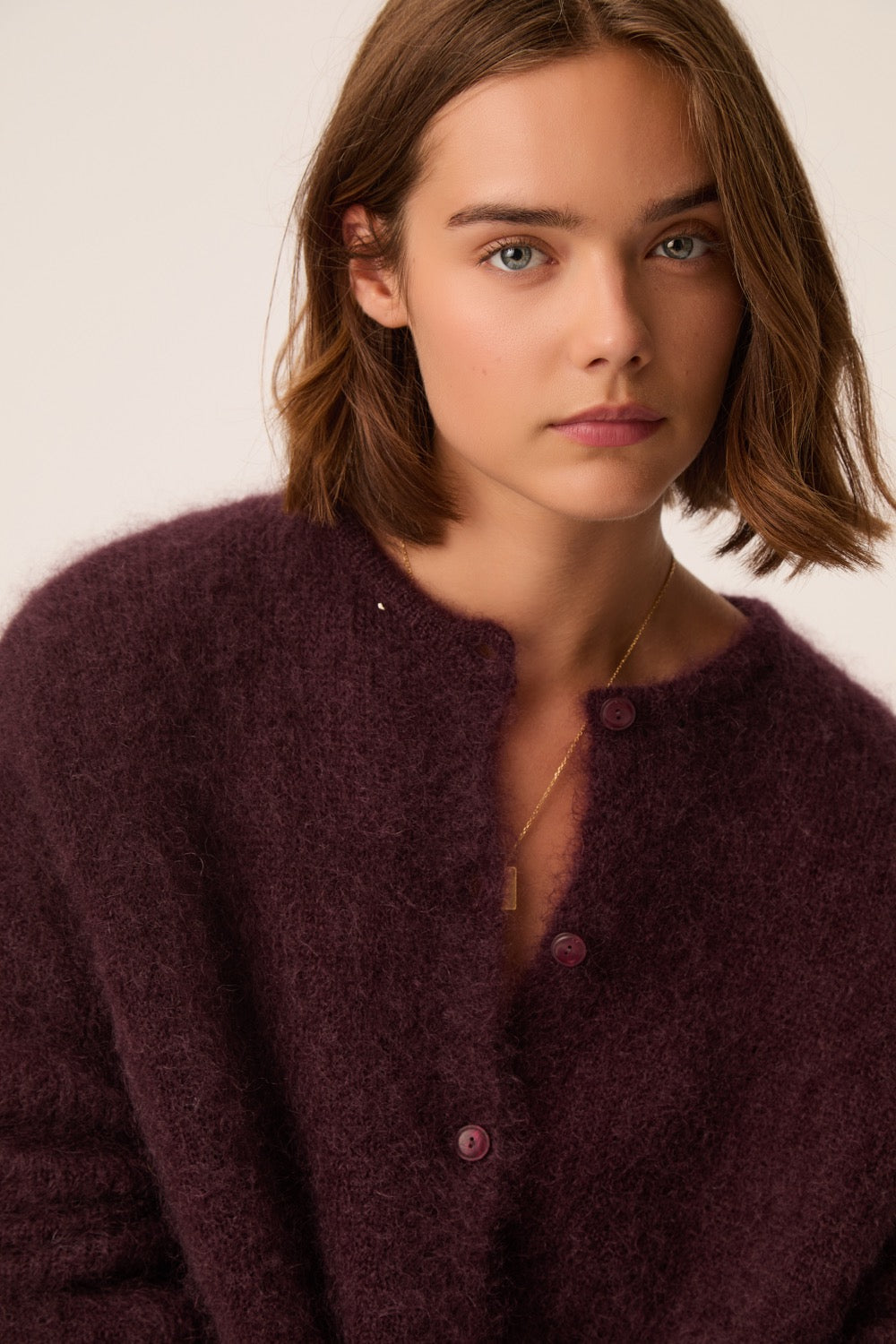 Gilet Bea Prune