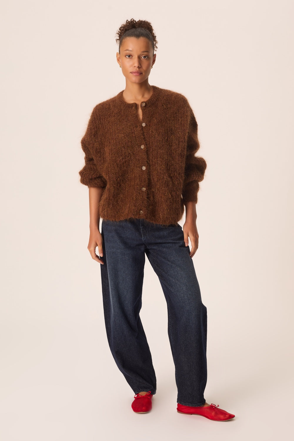Gilet Alma Cognac Chine