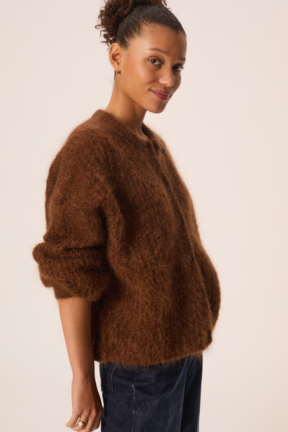 Gilet Alma Cognac Chine