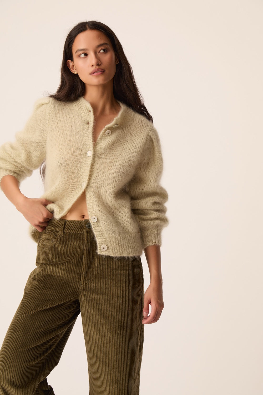 Cardigan Charles Brume