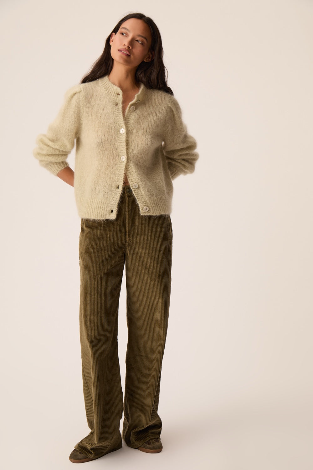 Cardigan Charles Brume